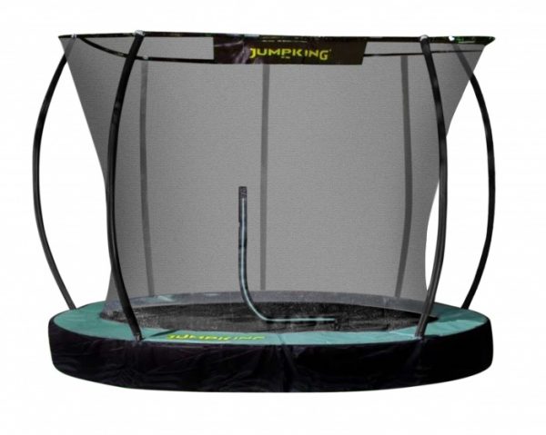 Trampoline inground deluxe 305 cm zwart/groen