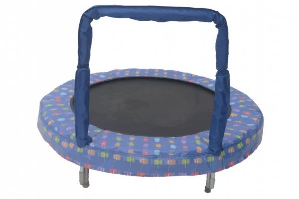 Trampoline mini bouncer robot 121 cm blauw