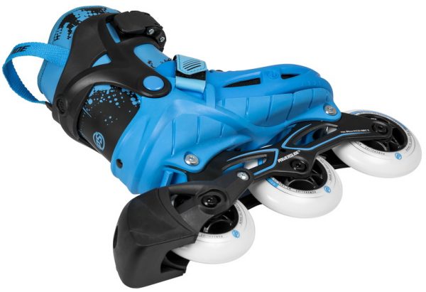 Inlineskates phuzion junior zwart/blauw maat 33-36 - Afbeelding 3